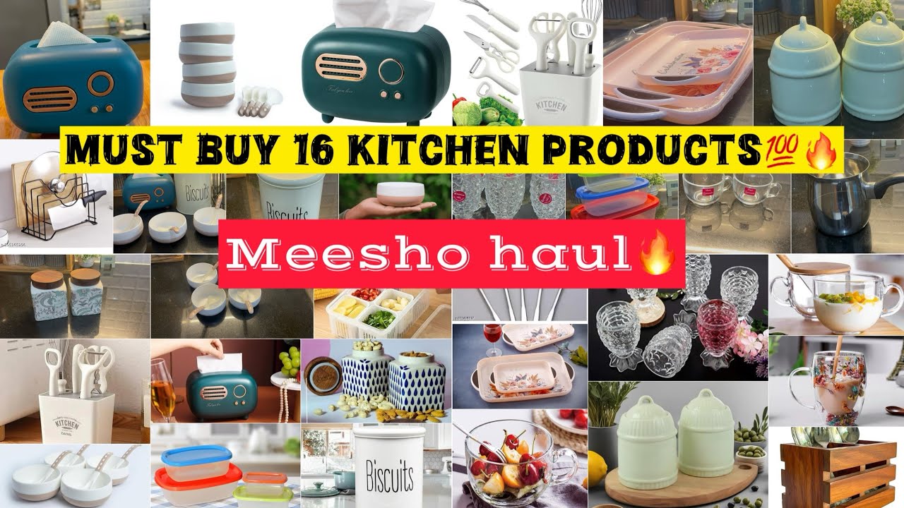 Meesho haul🔥| 16Meesho kitchen products 💯| Must buy items 💯🔥😱