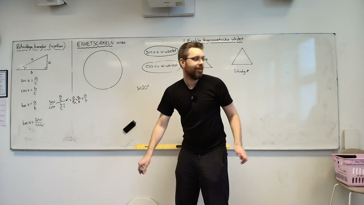 Matematik 3c. Enhetscirkel och exakta trigonometriska värden
