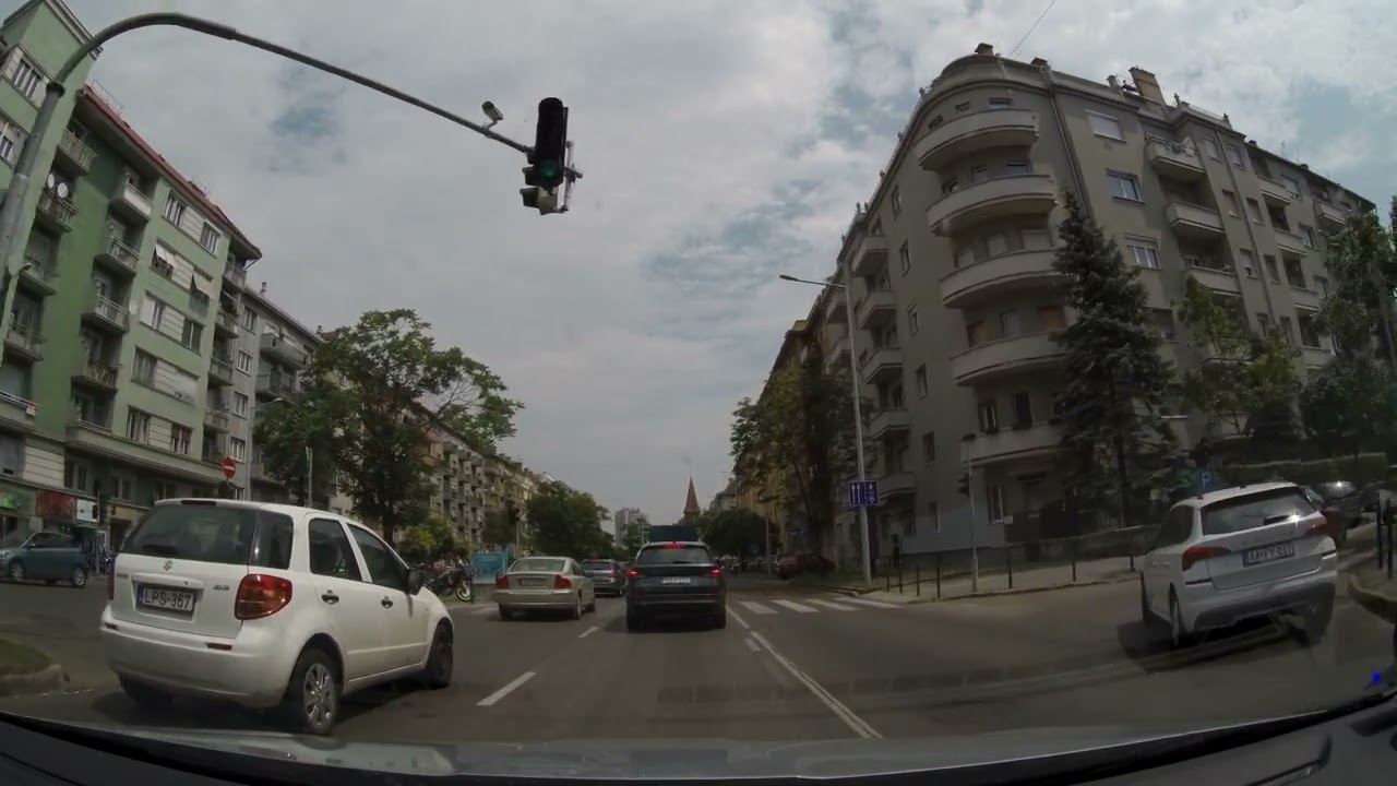 Budapeszt z perspektywy kierowcy 🚗🇭🇺 | Miejska przejażdżka po stolicy Węgier