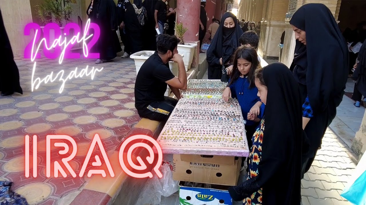 IRAQ 2022 - Walking tour of the bazaar around the shrine of Imam Ali