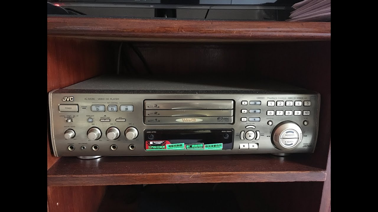 JVC XL-MV55 Video CD Player demonstration
