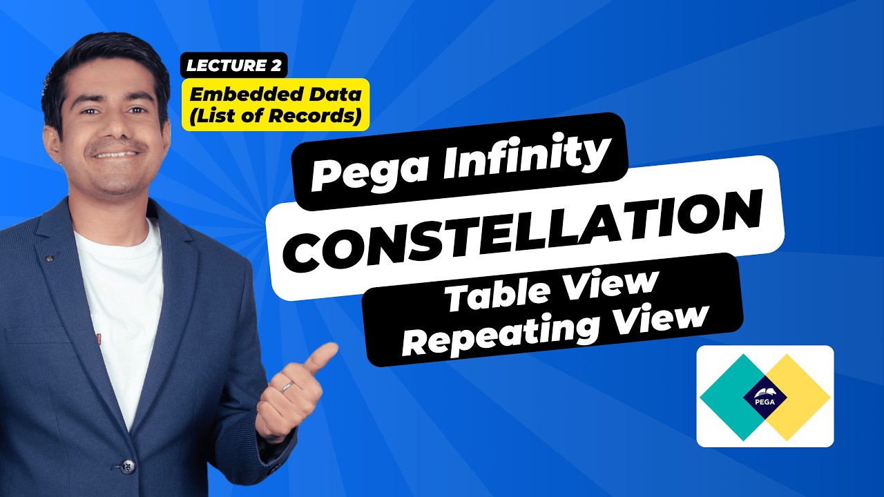 2. How to collect multiple records from users with Table View & Repeating View? | Pega Constellation