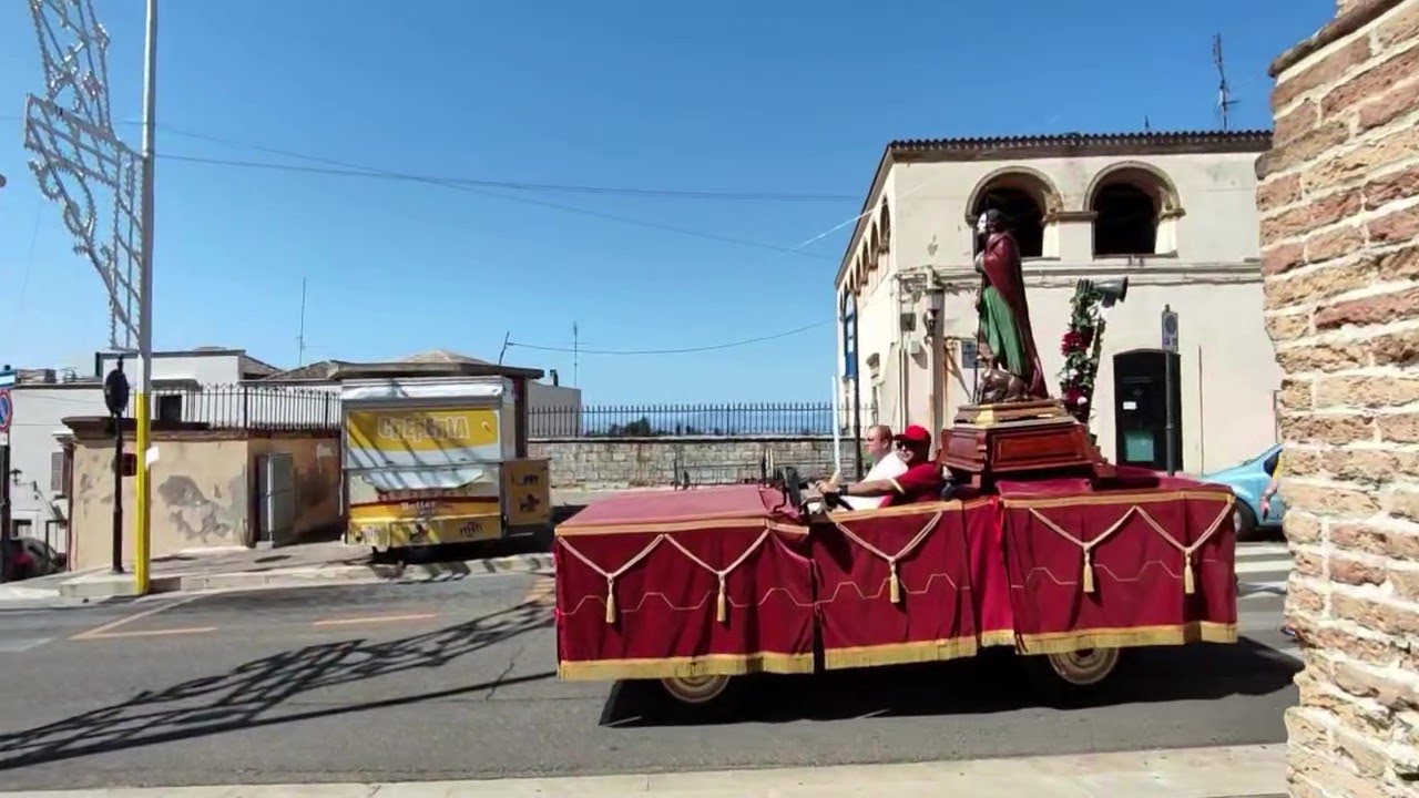 S.Rocco 2024 Ferrandina Proc.ne e finale con brani della banda "Cappuccini R.ne Piana Chiesa Madre".