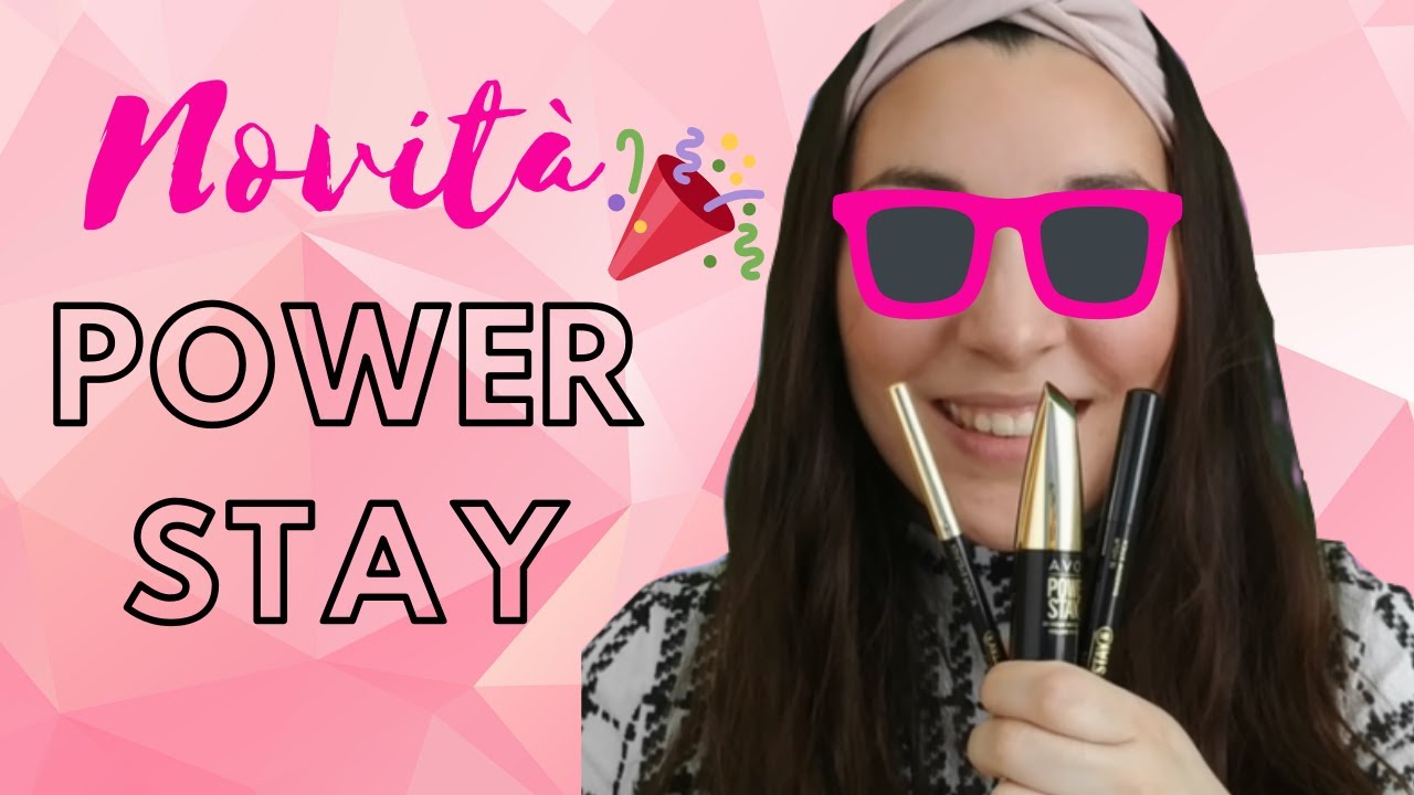 TRE NOVITA' POWER STAY! Mascara, matita occhi e ombretto| #anew #avon #avonitalia #skincareavon