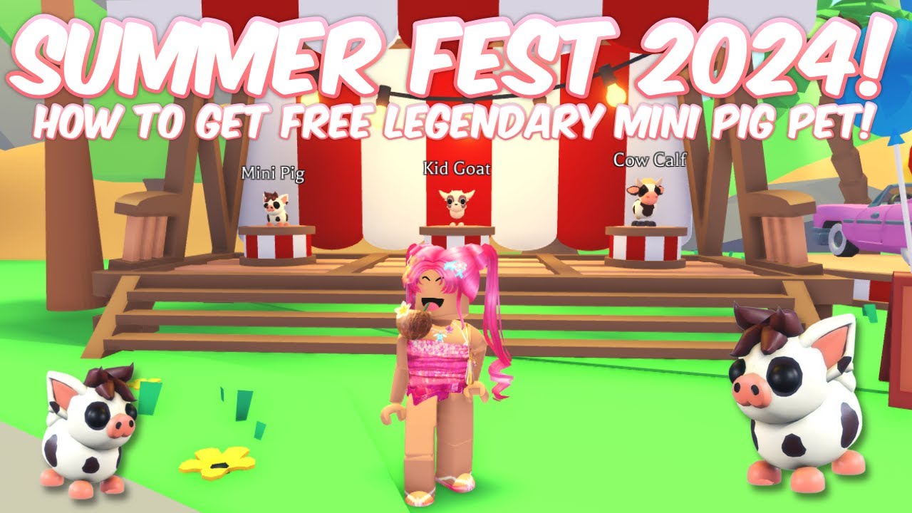 (SUMMER STATE FAIR 2024) HOW TO GET THE MINI PIG PET FOR FREE 🐷 & BEST WAY TO FARM TICKETS! 🎟️