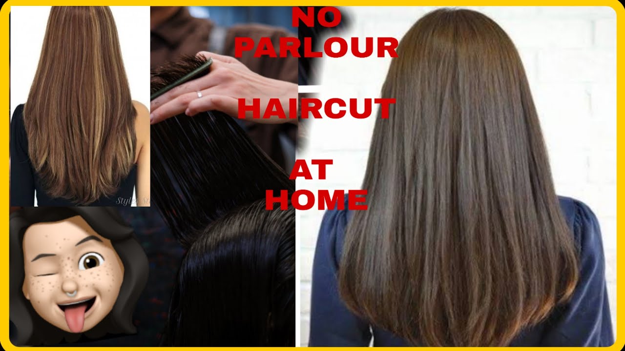 u shape hair cutting video self  hair cutting at home \How to do step hair cut in 3 steps