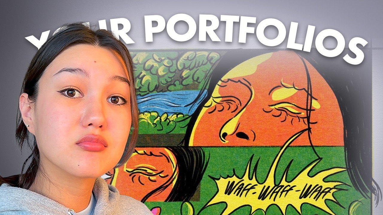 Graphic Designer Reacts To YOUR PORTFOLIOS (+ Tips)