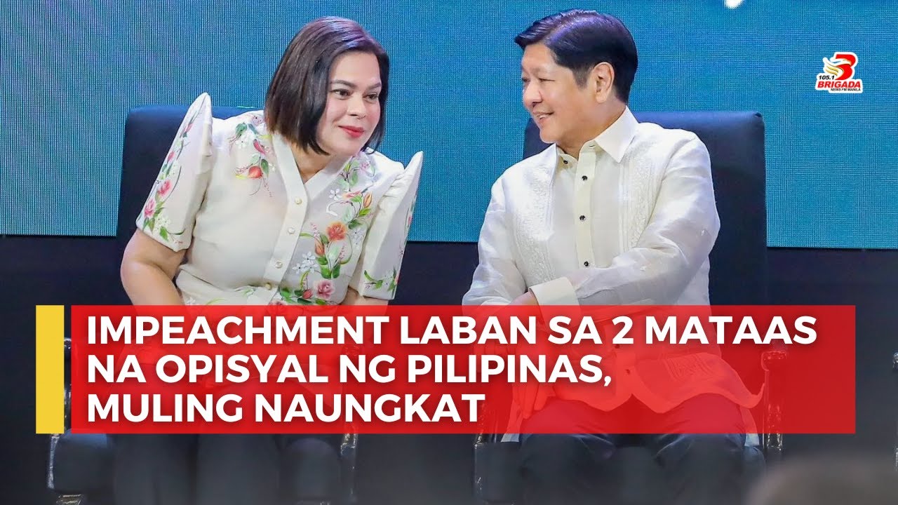 Usaping impeachment laban sa dalawang mataas na opisyal ng Pilipinas, muling naungkat sa pagpasok...