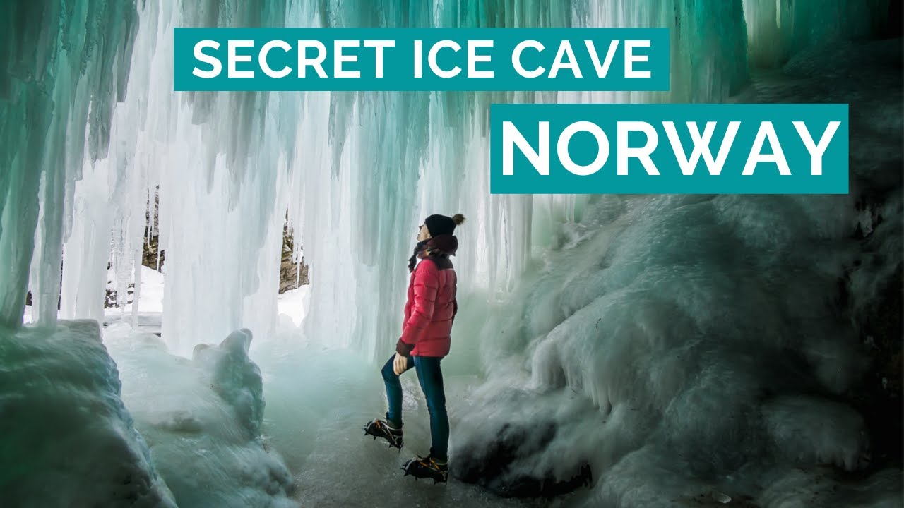 Magical ICE CAVE in Southern NORWAY | ISKJØRKJA | Ice Cave Hike [VLOG]
