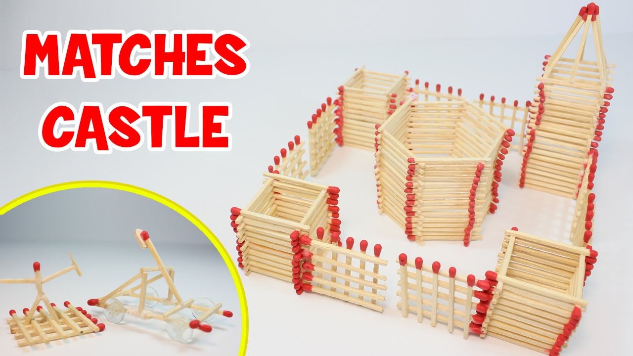 How to Make a Castle out of Matches | Easy DIY Projects