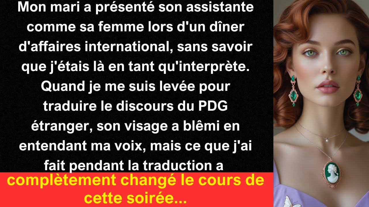 Mon mari a présenté son assistante comme sa femme lors d'un dîner d'affaires international, sans...
