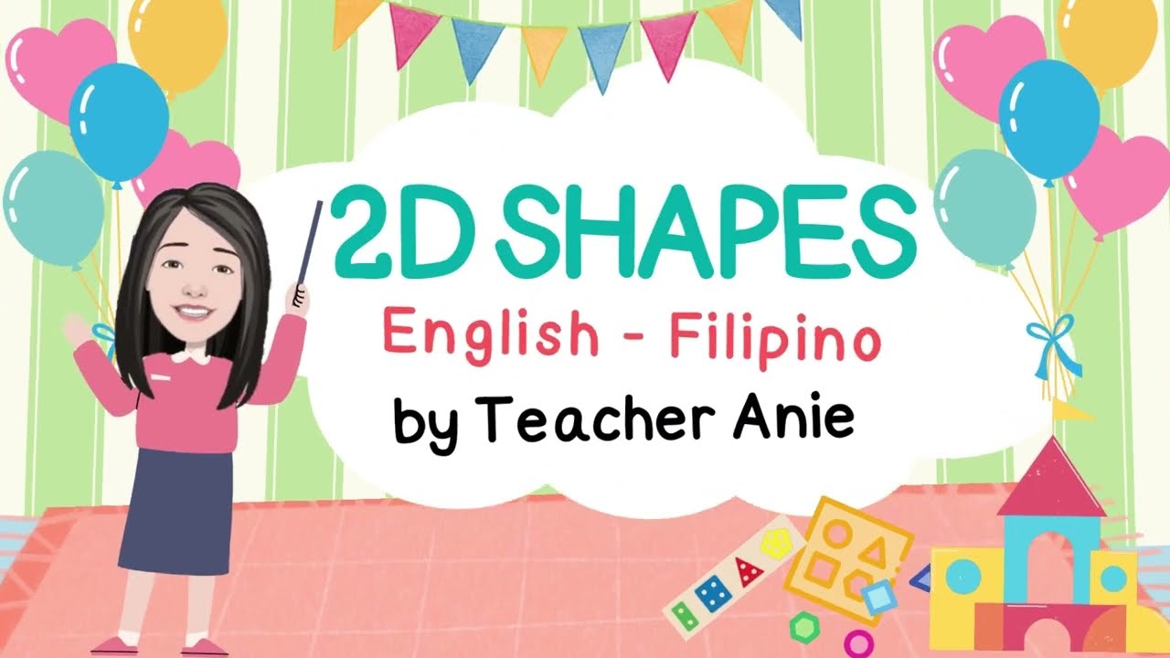 2D SHAPES | Vocabulary (English-Filipino) | Learning With Teacher Anie