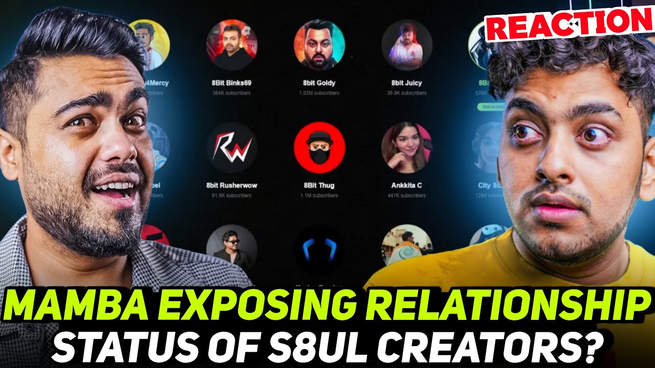 S8UL Creators Relationship Status Exposed - Aman Reaction😂