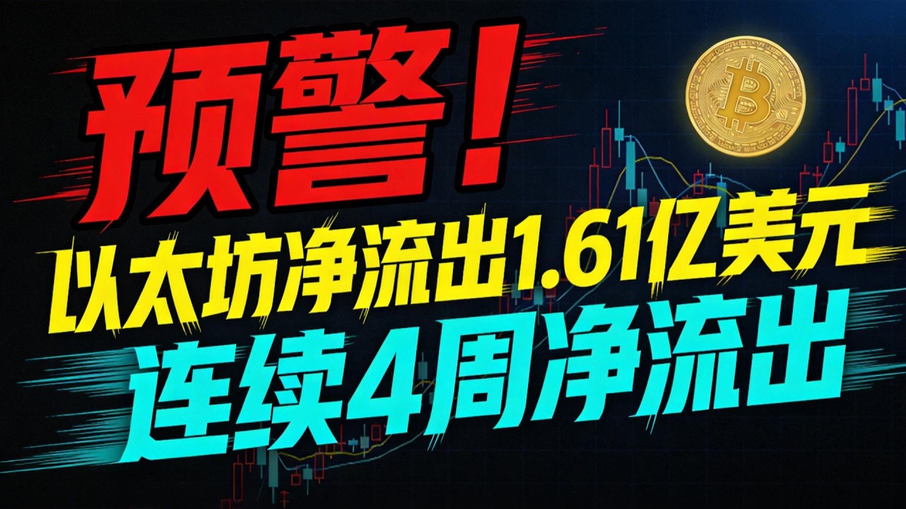 【緊急解讀】太意外！貝萊德瘋狂抛售以太坊，灰度卻逆勢買入5000萬，到底誰錯了？以太坊現貨ETF本周淨流出1.61億美元，連續4周實現淨流出