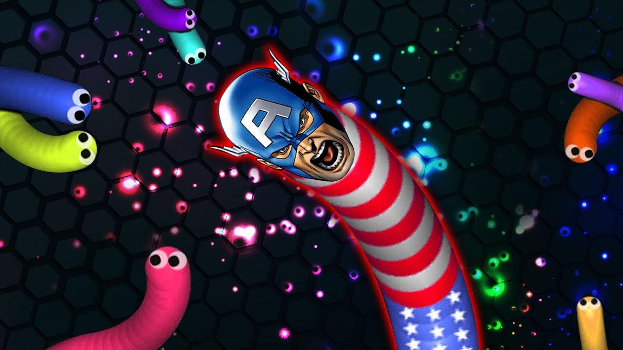 Нереальная битва червячка SLITHER против огромных червей !!!