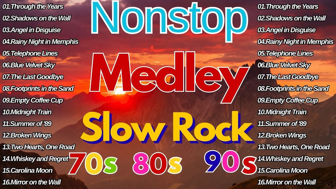 BEST SLOW ROCK COLLECTION 70S 80S 90S | NONSTOP PINOY MEDLEY 🎸 LUAMANG TUGTUGIN PLAYLIST