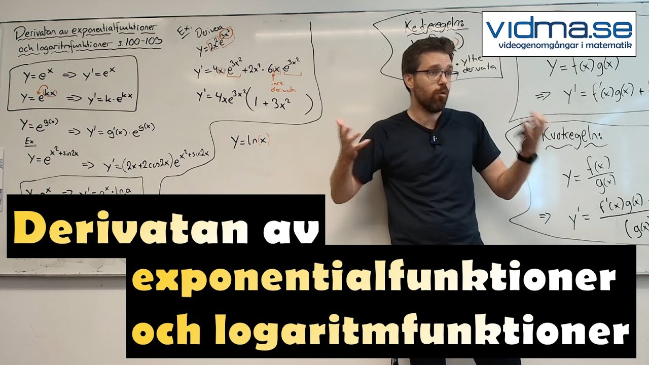 Matematik 4. Derivatan av exponentialfunktioner och logaritmfunktioner
