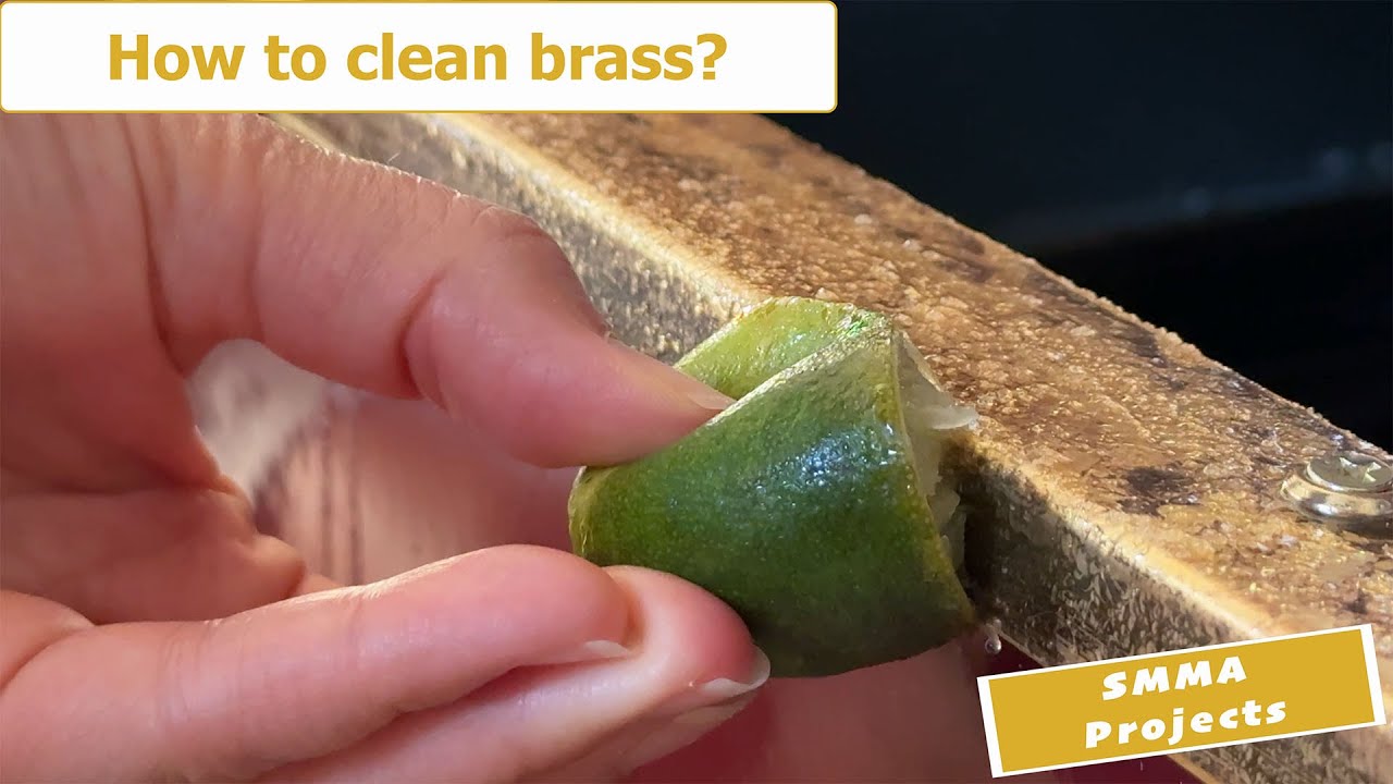 How to clean brass with citric acid and lime?