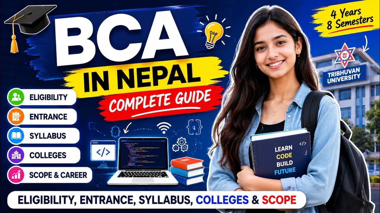 BCA in Nepal Complete Guide🔥| Eligibility, Entrance, Syllabus, Colleges & Scope Explained