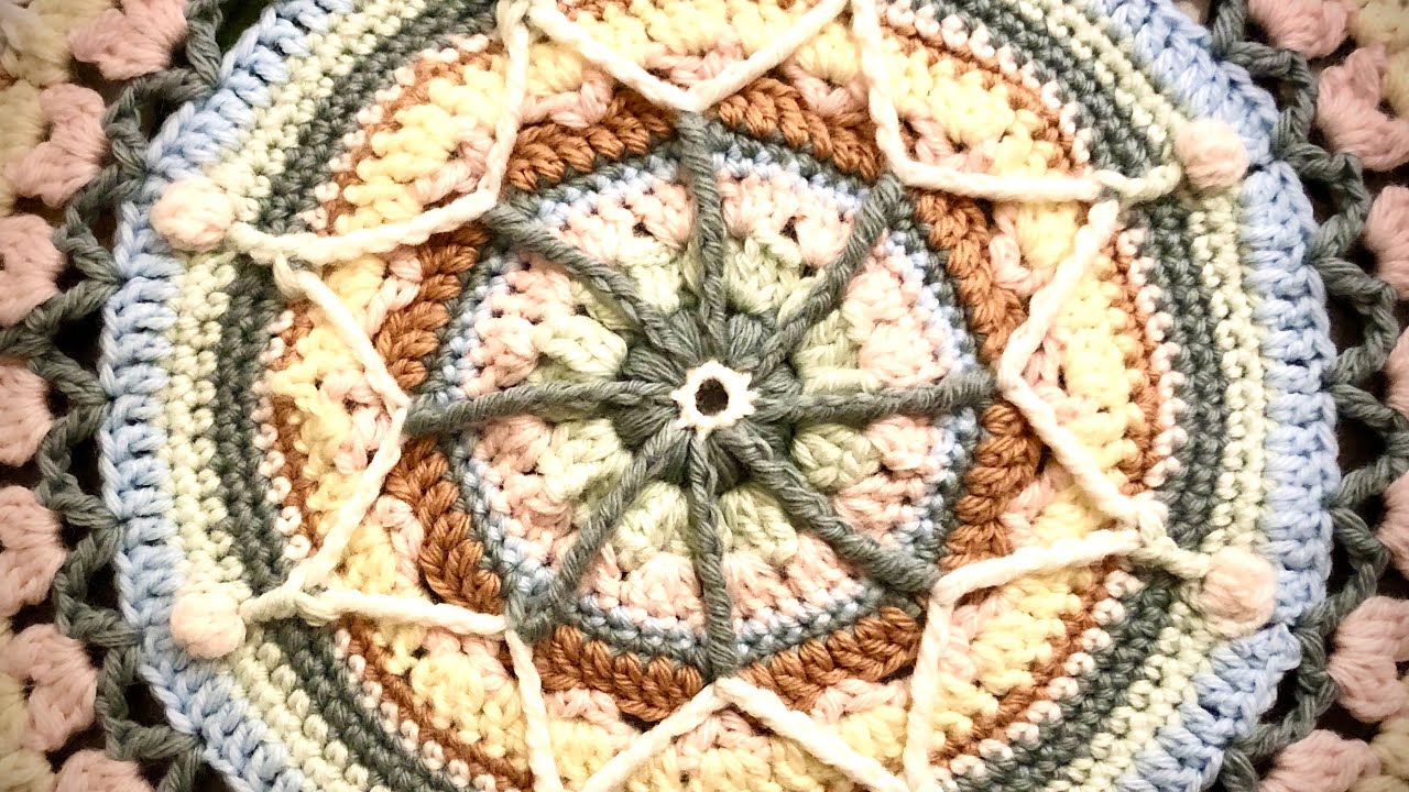 Oasis Mándala 2ª Parte a crochet