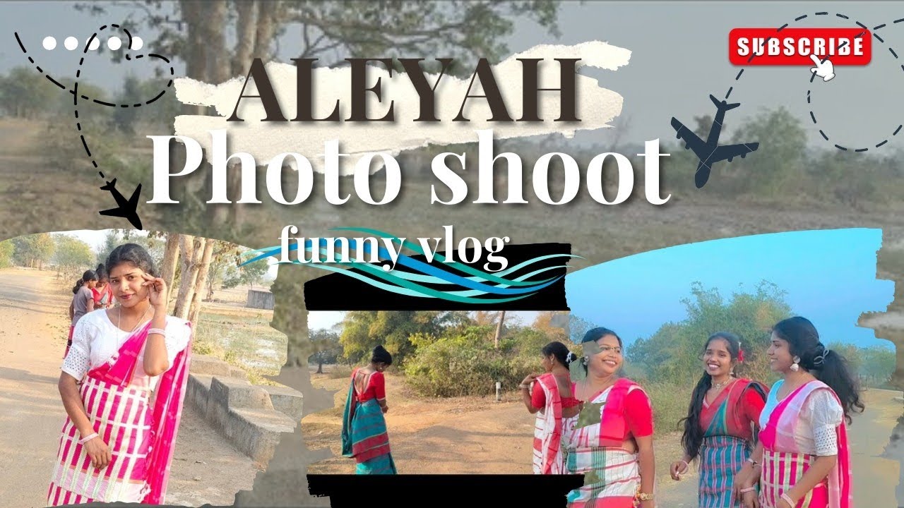 Aleyah Photo Shoot//Funny Vlog 😂// Okare Chalaw Huy Lena//Santhali Girl Vlog//🩷
