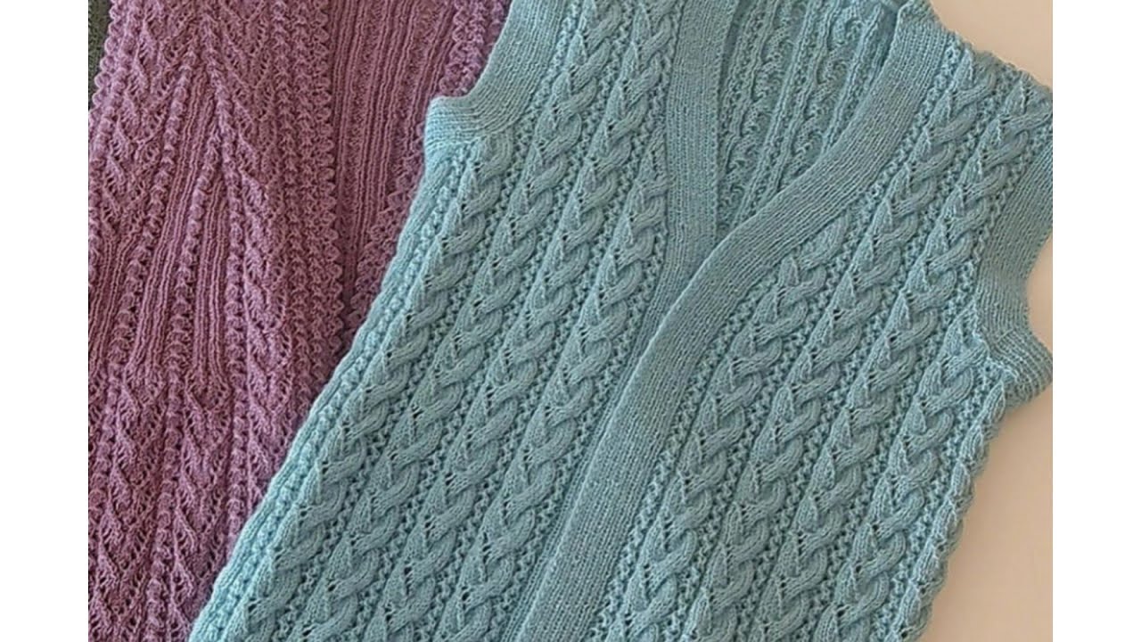 AJURLU BURGULAR (38 -40 Beden ) Yelek Modeli Sayı ve Ölçüleri#knittig #örgü