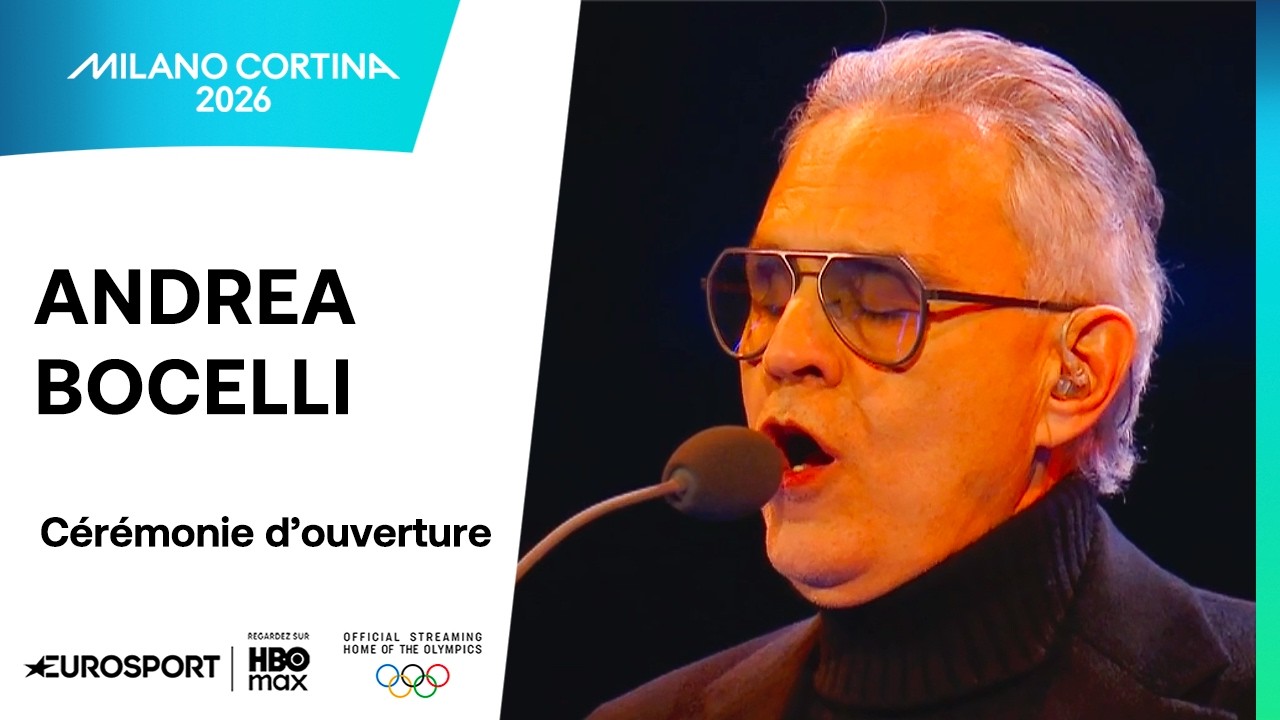 JO 2026 - Andrea Bocelli, une voix ÉTERNELLE pour accompagner le relais de la flamme