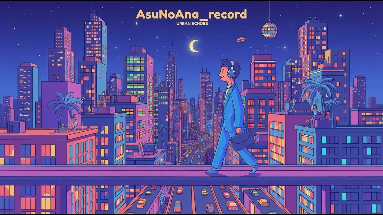 真夜中マルノウチ｜深夜の東京を歩く Lo-fi City Pop