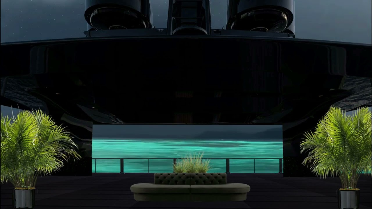 Ambient Relaxation | Sunset Sundeck By Night | At Sea Series  #ambientrelaxation