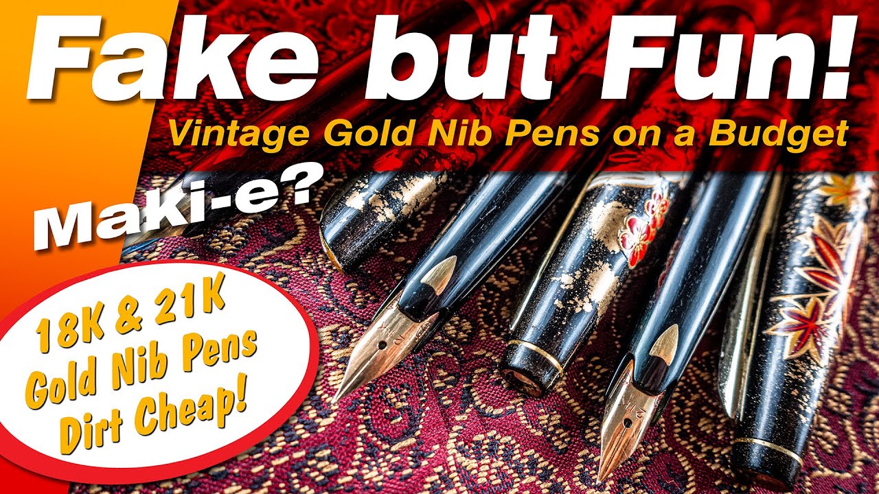 Scored Cheap Fake-ie Maki-e Pens!