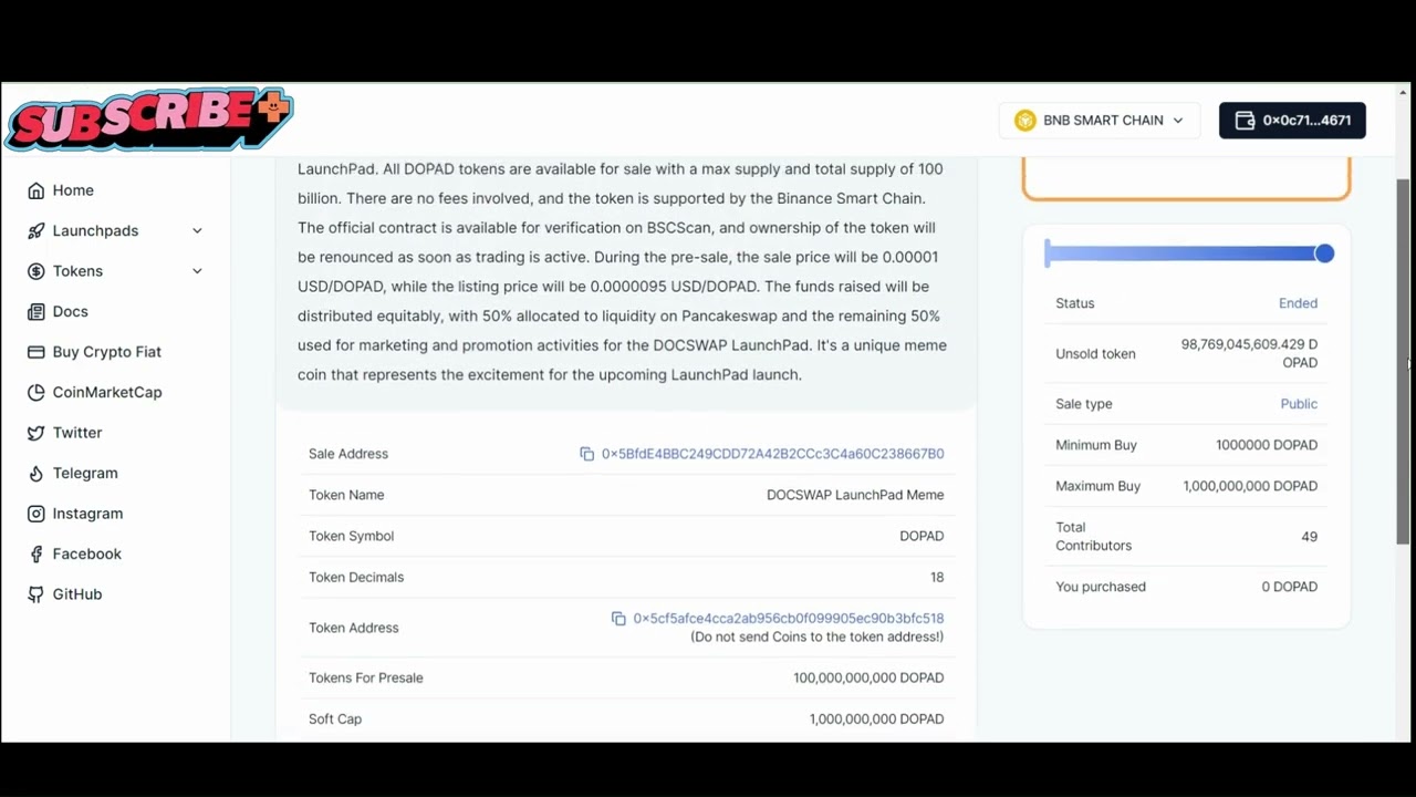 Blockchain web3 crypto decentralized ido launchpad development