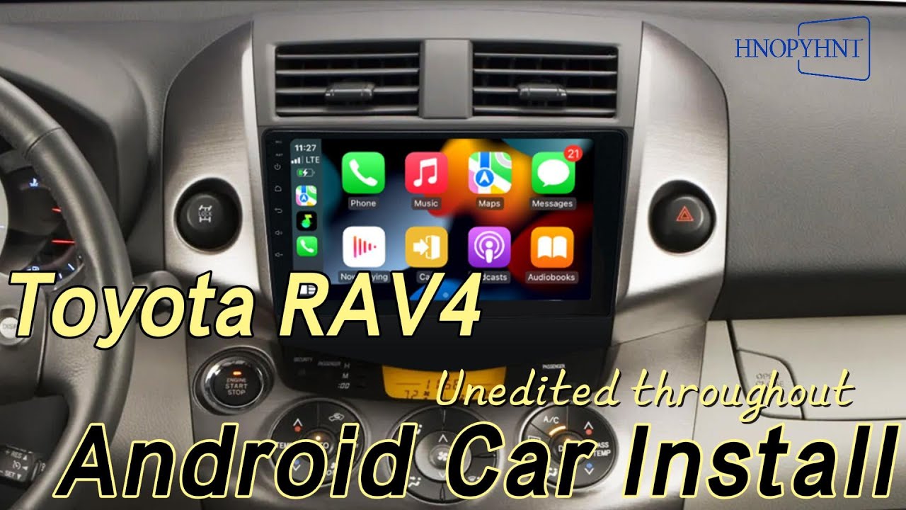 HNOPYHNT  for Toyota RAV4 2006-2012 radio stereo installation video