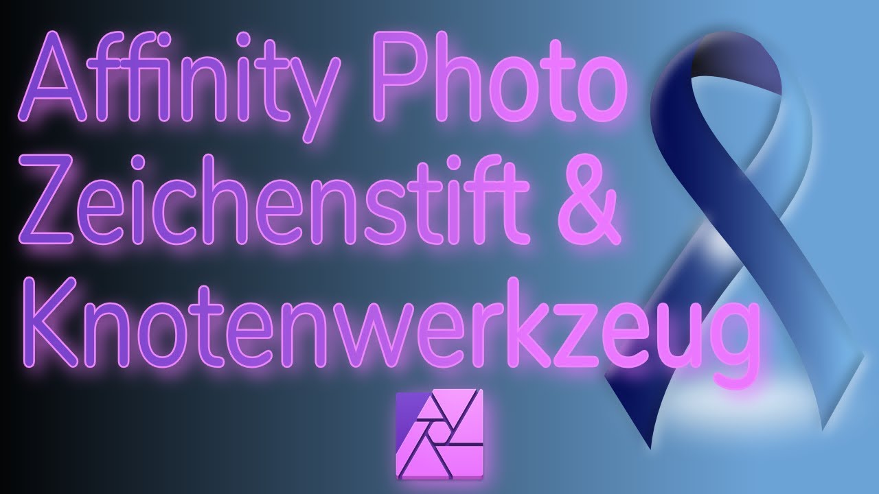 Affinity Photo - Zeichenstift und Knotenwerkzeug