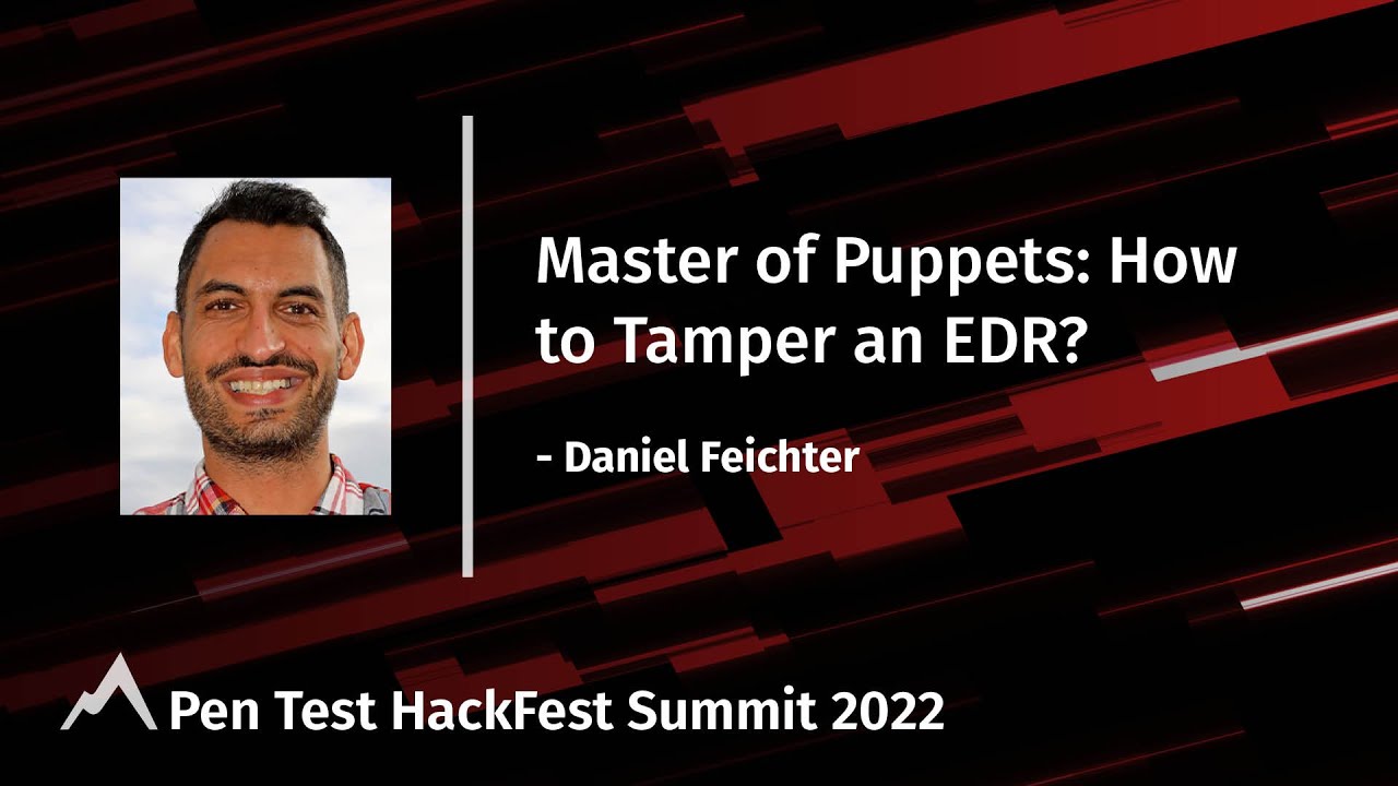 Master of Puppets: How to Tamper an EDR?