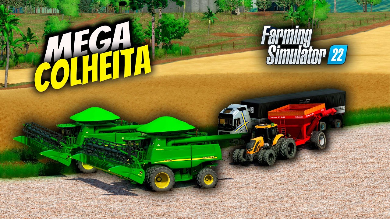 AO VIVO | MEGA COLHEITA no SUL do BRASIL | FARMING SIMULATOR 22 #farmingsimulator #fs22