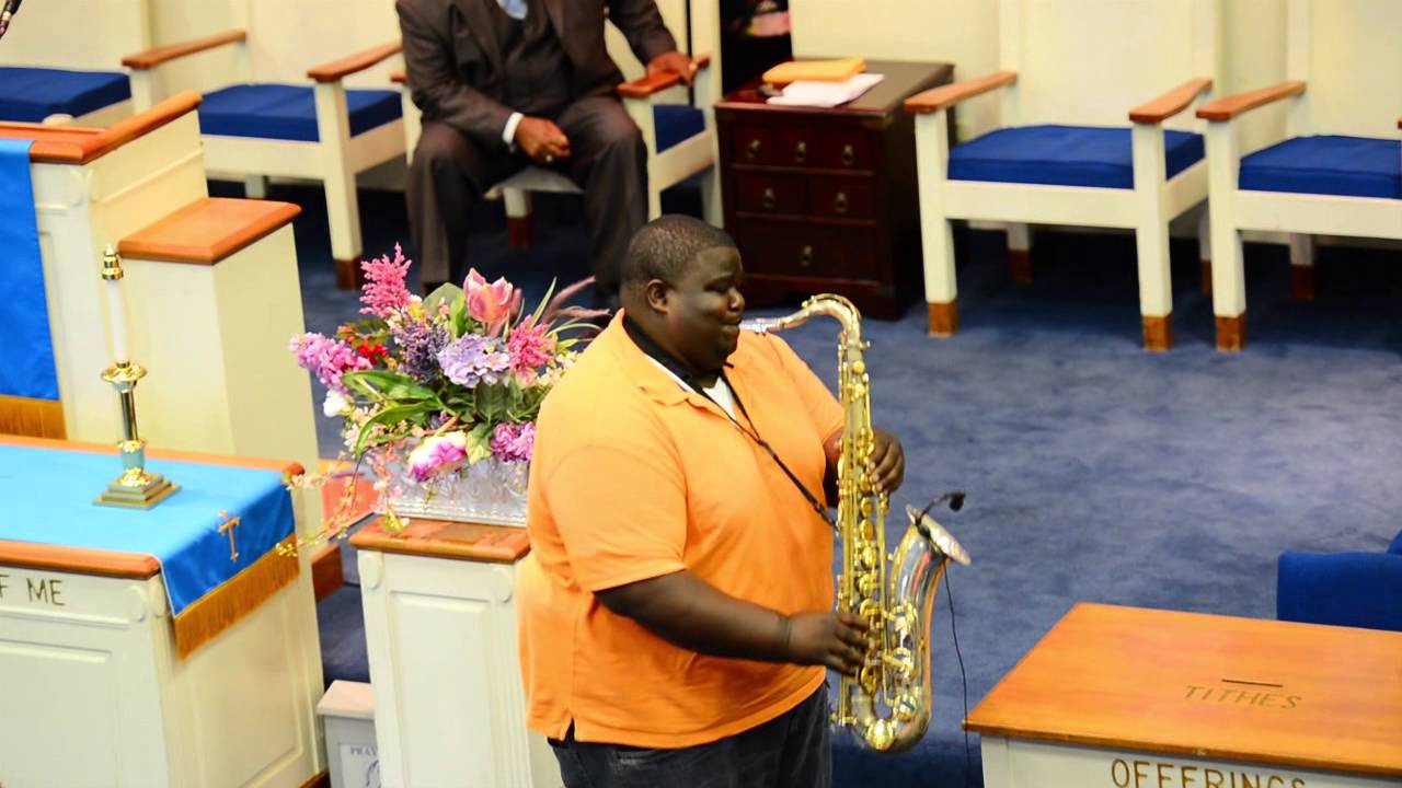 Dominic Hill on Saxophone 