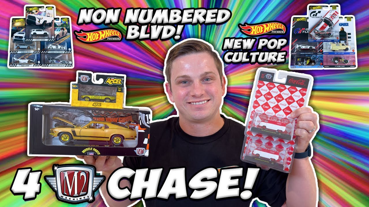 I FOUND 4 M2 MACHINES CHASES!! New Non Numbered Blvd And Pop Culture Nissan Skyline R34!