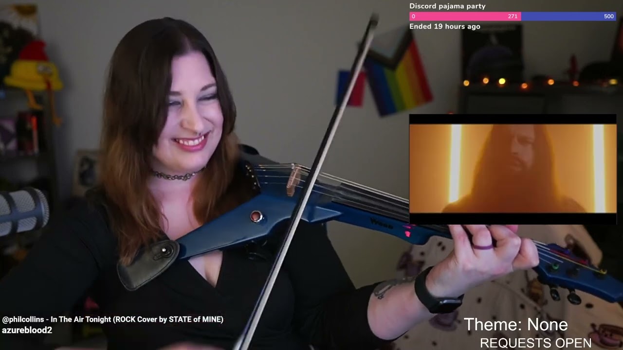 In the Air Tonight Rock Cover | by @STATEOFMINE@philcollins | Electric Violin Improv ThatViolinChick