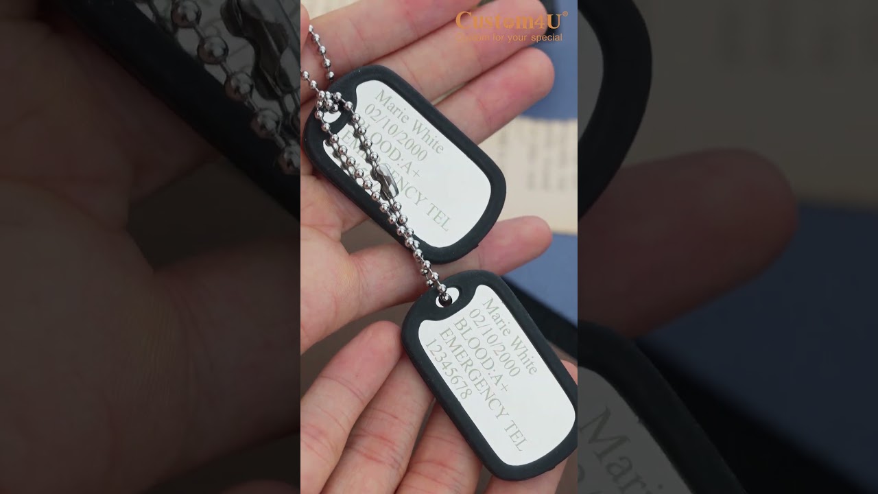 His Story, Engraved: The Ultimate Personalized Military Dog Tag for Dad.