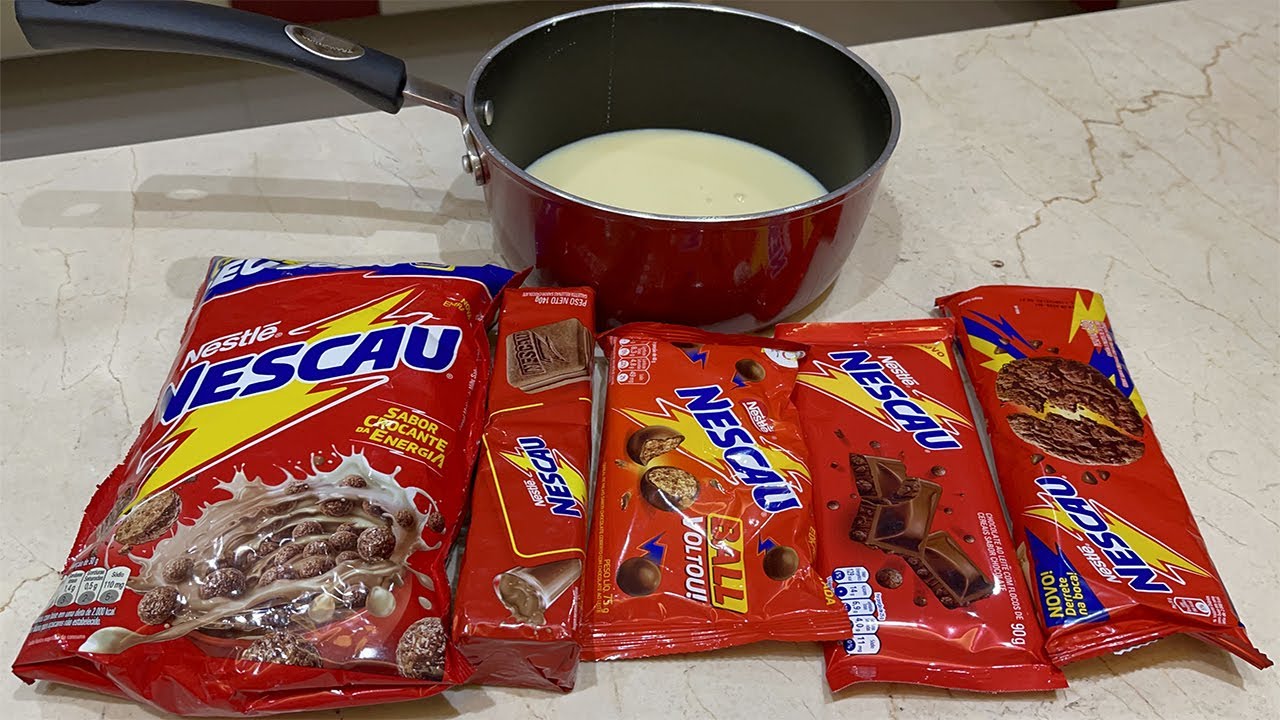 FIZ UM BRIGADEIRO COM TODAS AS COISAS DE NESCAU DO MERCADO!!! (ficou bom?)