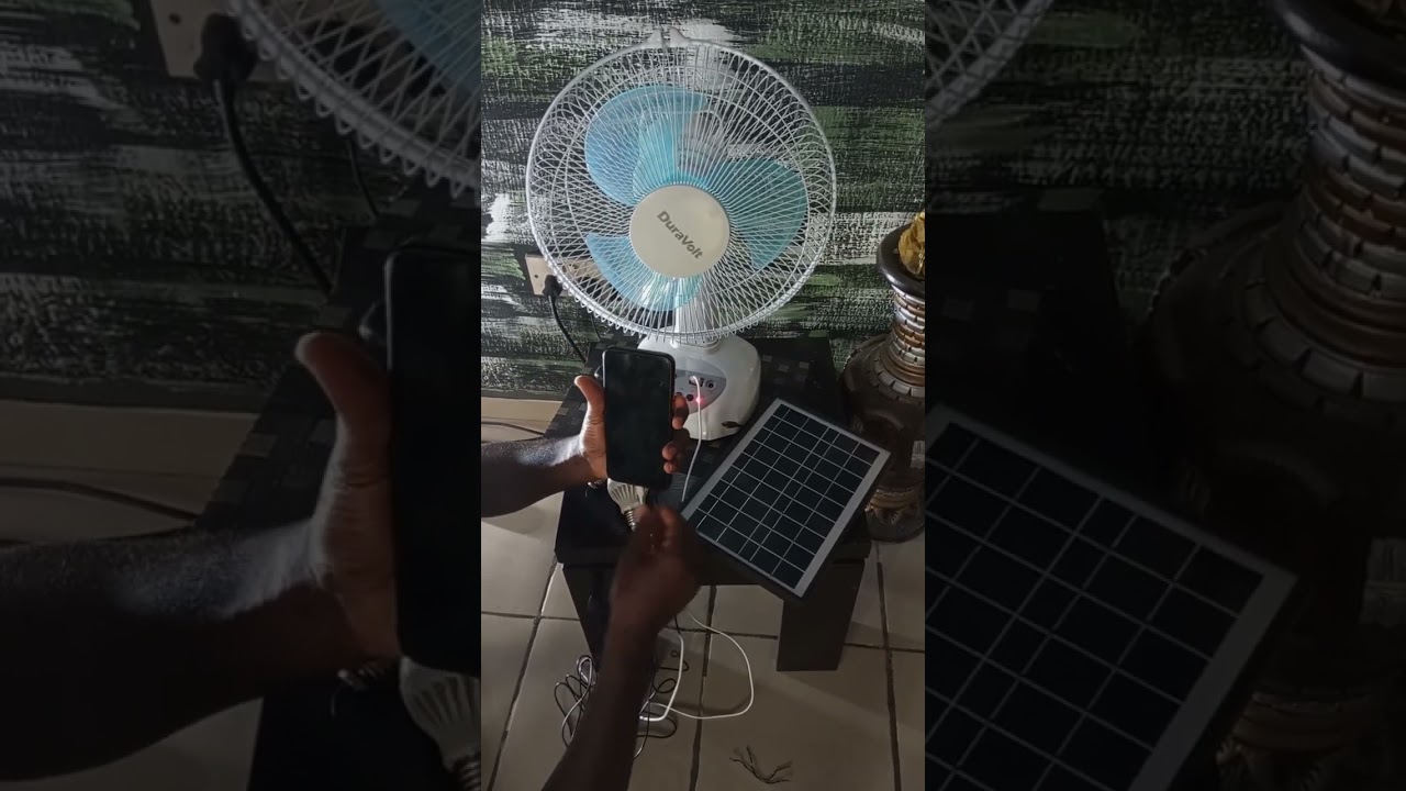 Duravolt Rechargeable Table Fan