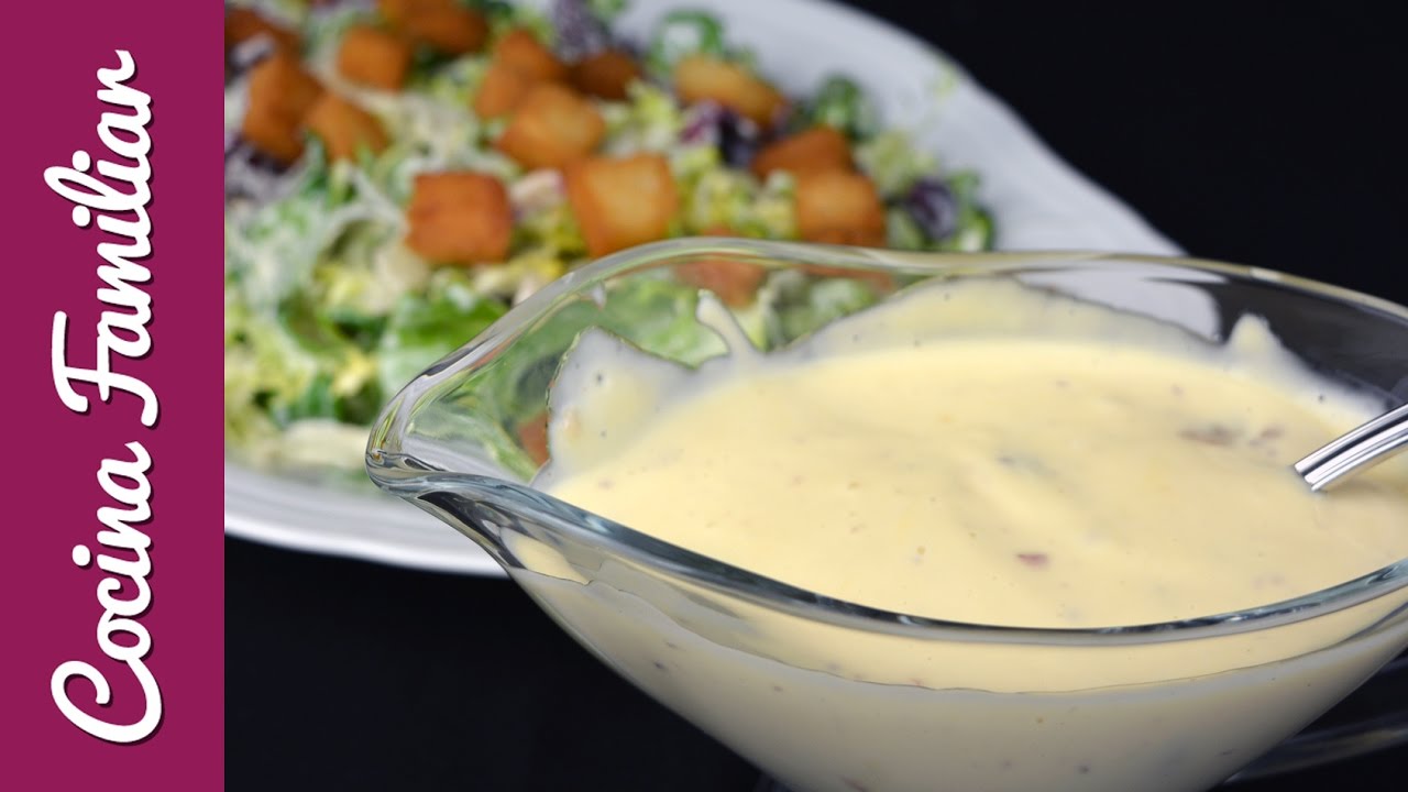 Como hacer salsa César para ensaladas Javier Romero