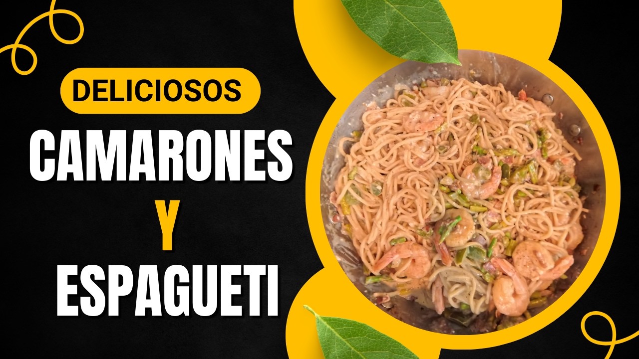 Creamy Shrimp Spaghetti That Feels Like Home 🍤💛 Espagueti Cremoso con Camarones que Abraza el Alma