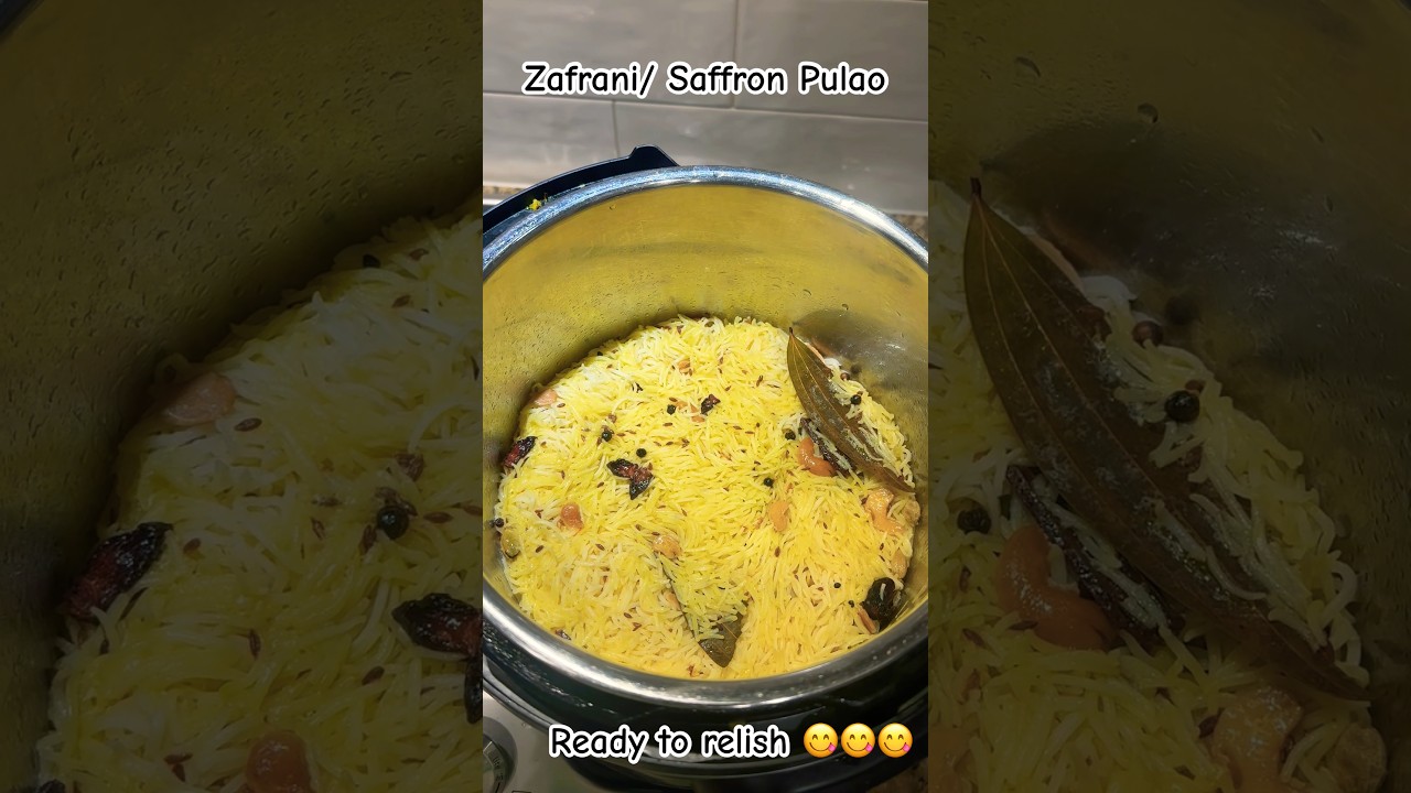 Zafrani/ Saffron Pulao&hellip;#recipe #recipeshorts #zafrani #homecooked #ricerecipe #shorts #shortsvideo