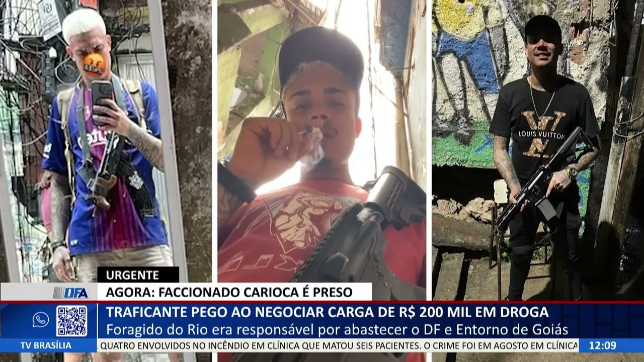 DF ALERTA - Traficante pego ao negociar carga de R$ 200 mil em droga