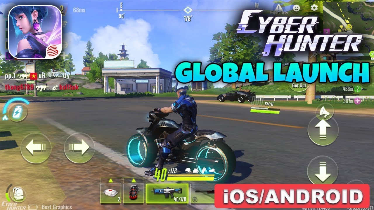 CYBER HUNTER - GLOBAL LAUNCH (ANDROID/iOS) GAMEPLAY