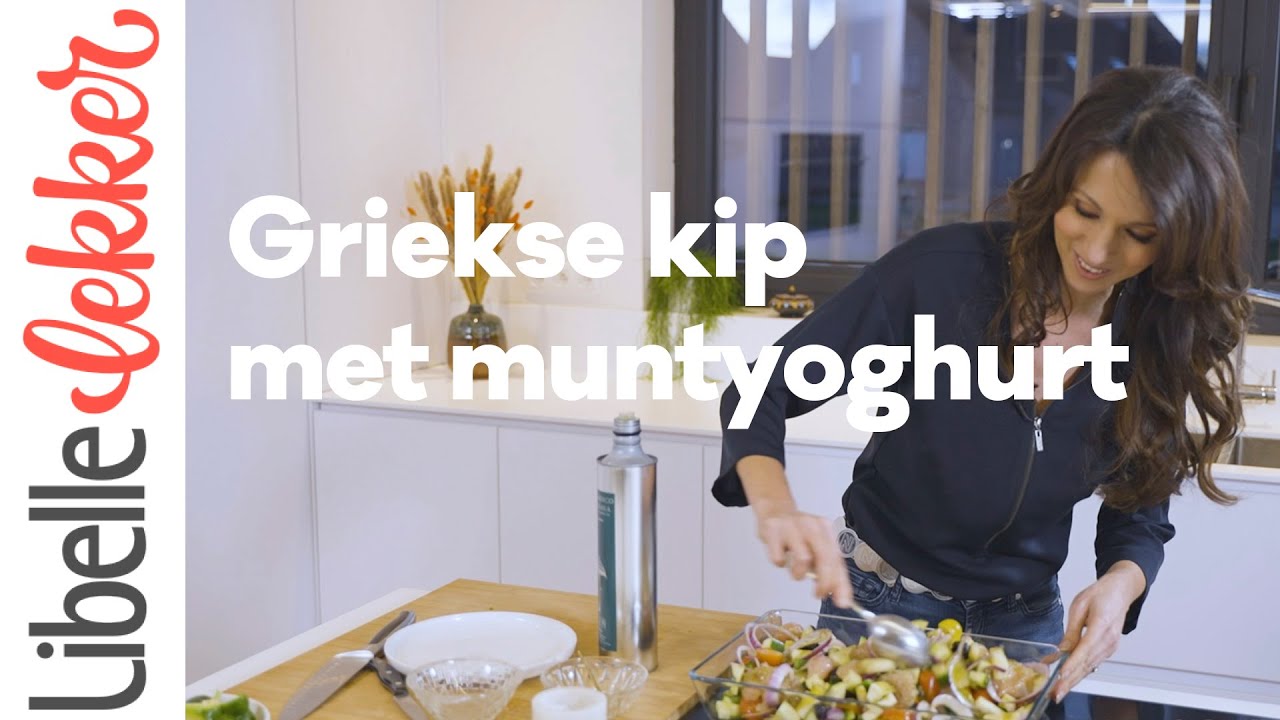 Sandra Bekkari tipt: ovenschotel met Griekse kip en muntyoghurt