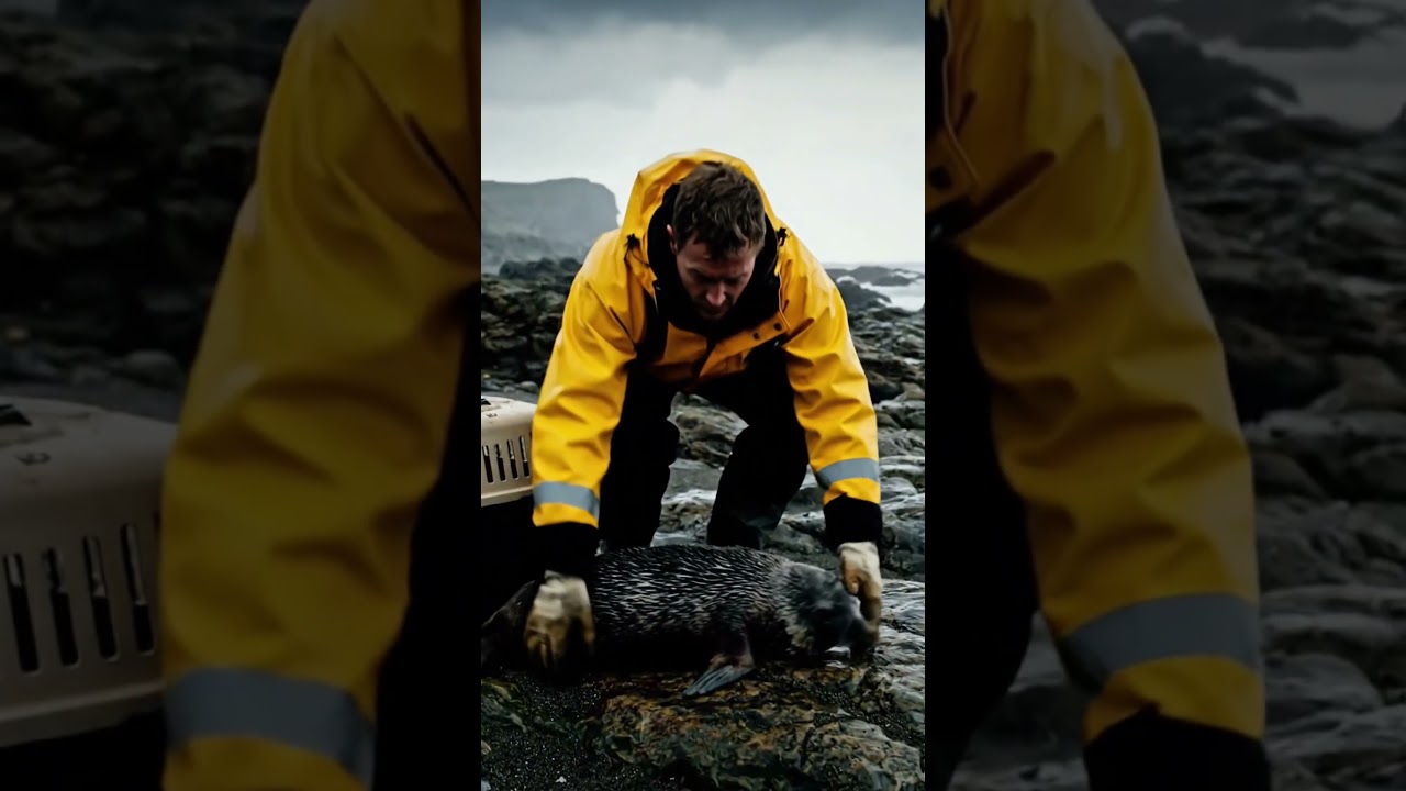 injured seal rescue video♥️👀🧊 