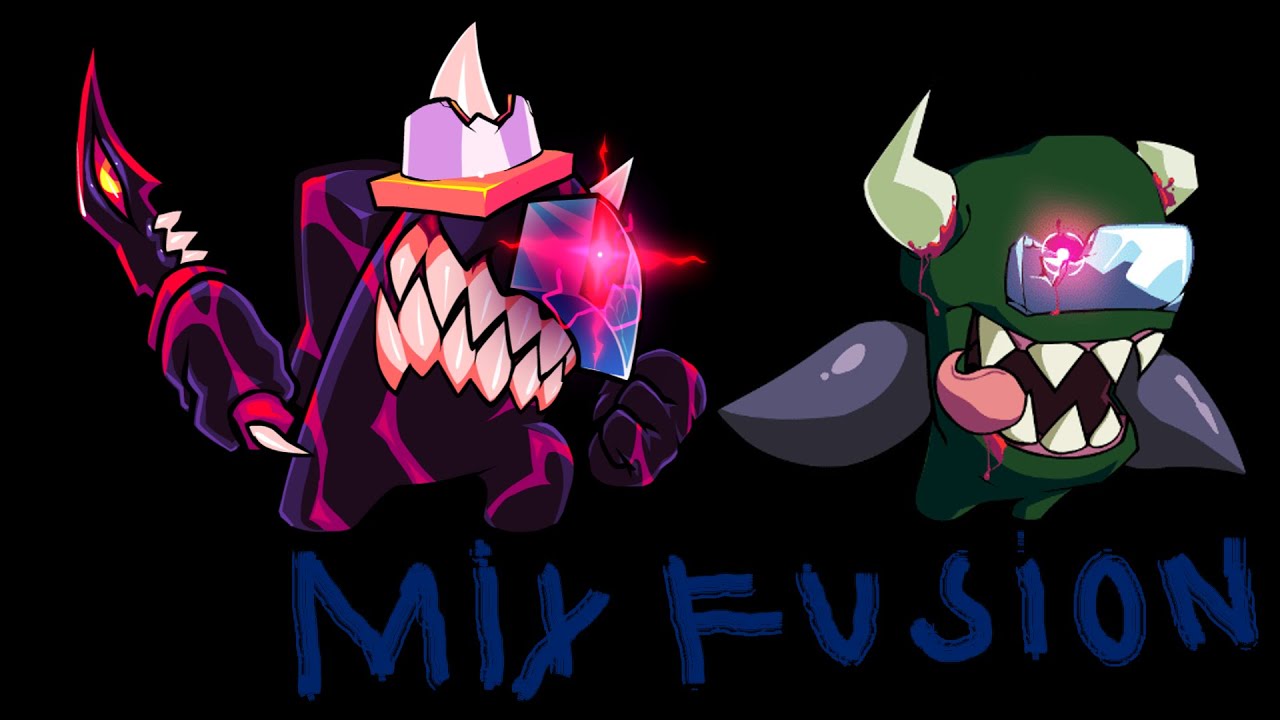 fnf impostor mix fusion black and green