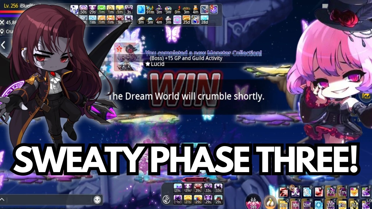 Maplestory M - IBLUEBLOOD SOLO'ED CHAOS LUCID! (Статистика в конце!)